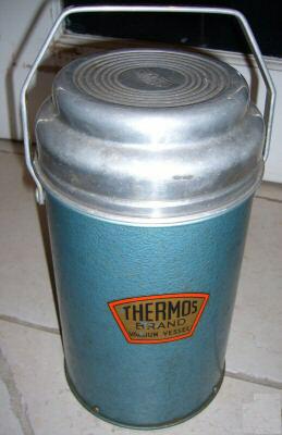 Vintage Thermos Open Cork Stopper Cup Stock Photo 682567588